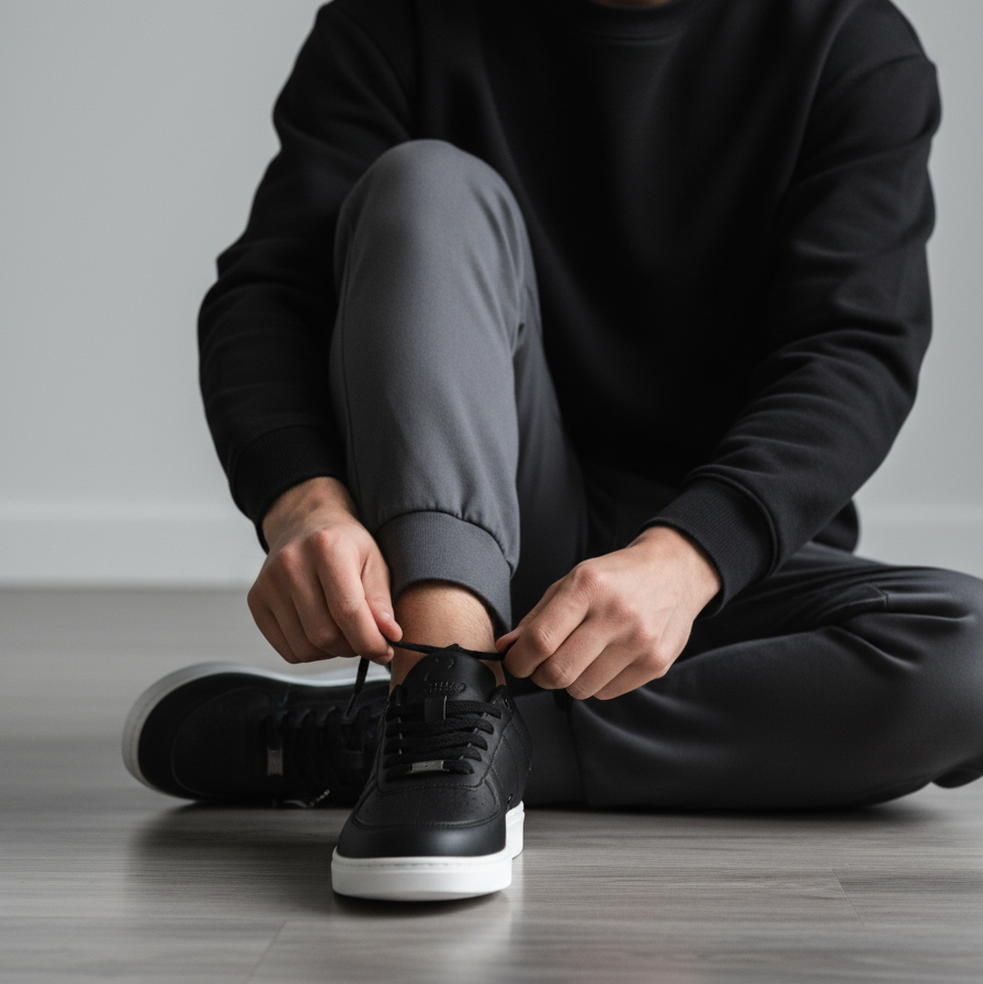 Black Dance Sneakers