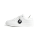 [FLOW WHITE] Unisex Low-Top White Dance Sneakers