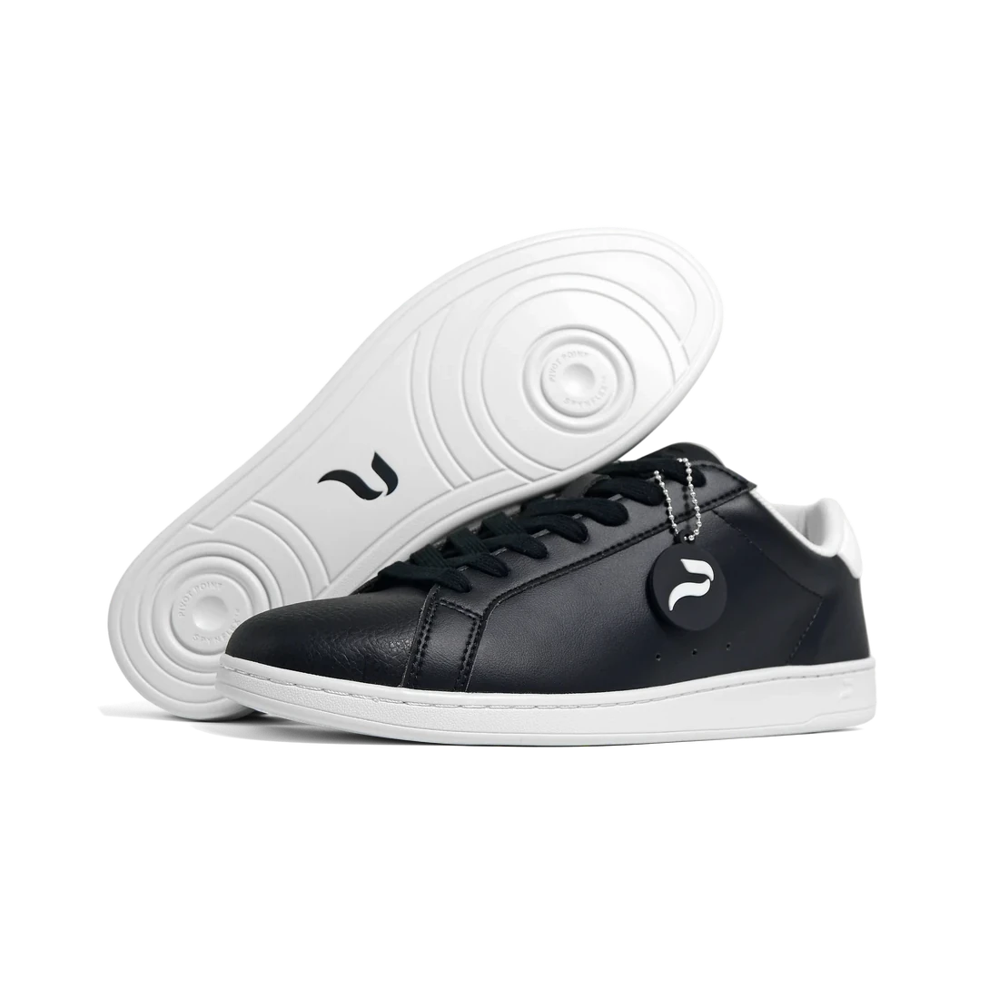 Nova Fox dance sneaker, front three-quarter with sole