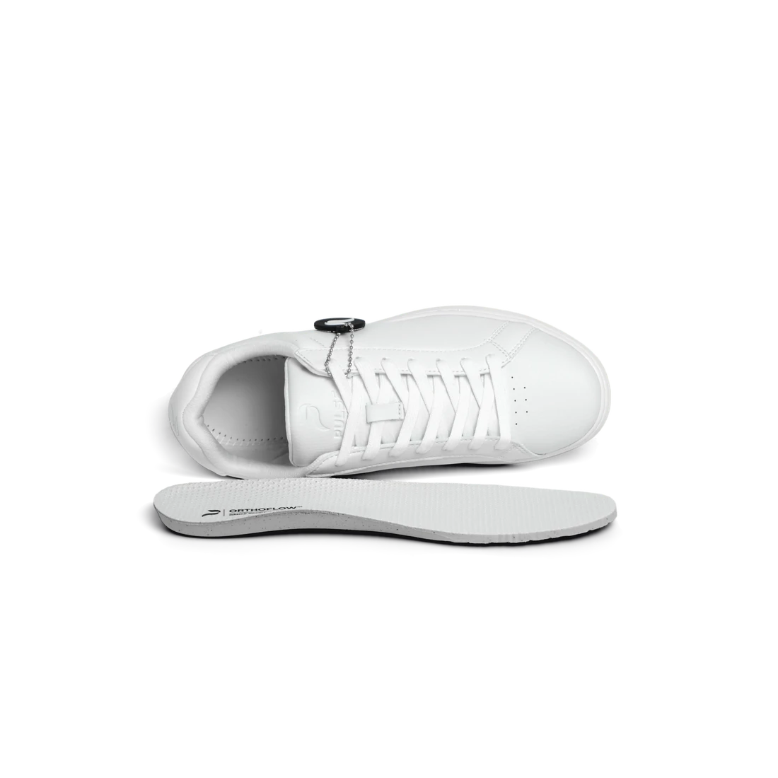 Nova Snow dance sneaker, insole removed beside the shoe