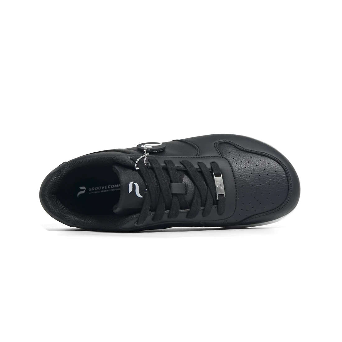 Flow 2 Wide Black dance sneaker, top