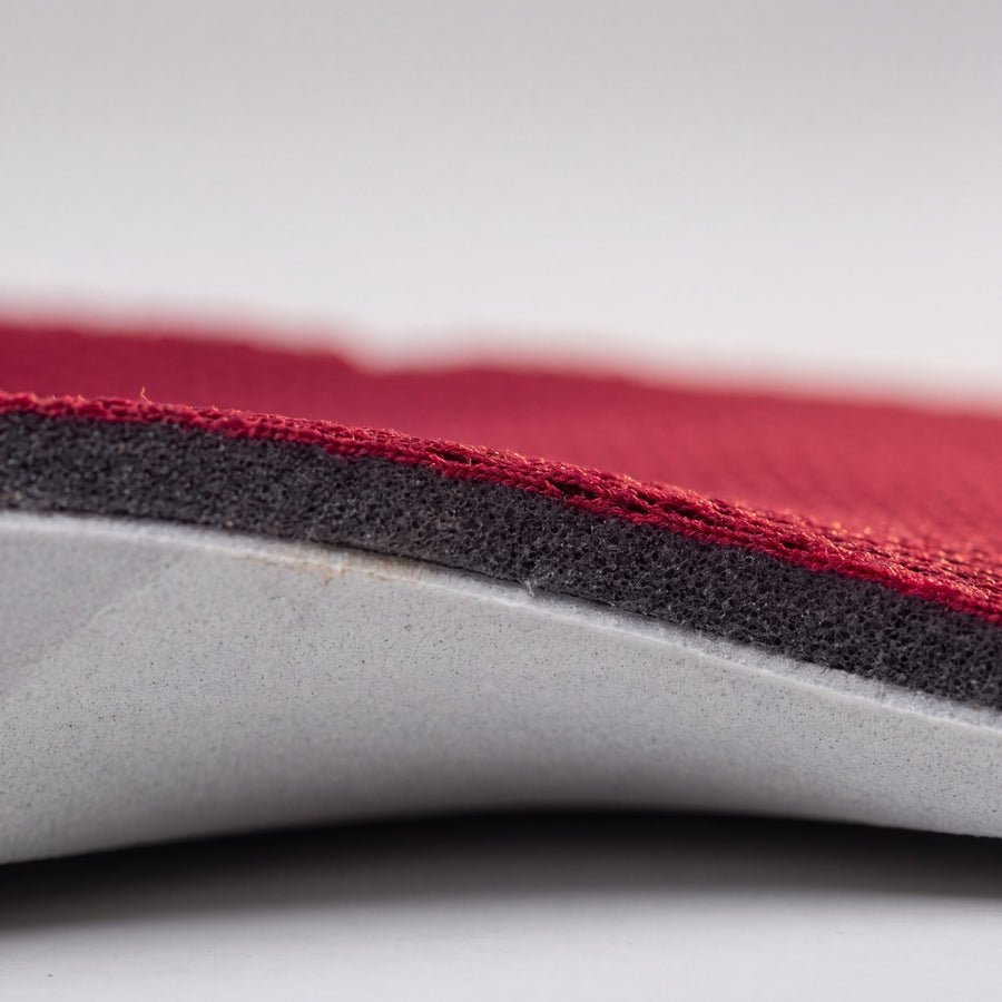The GROOVECLOUD® layers at the cut edge, in close-up.